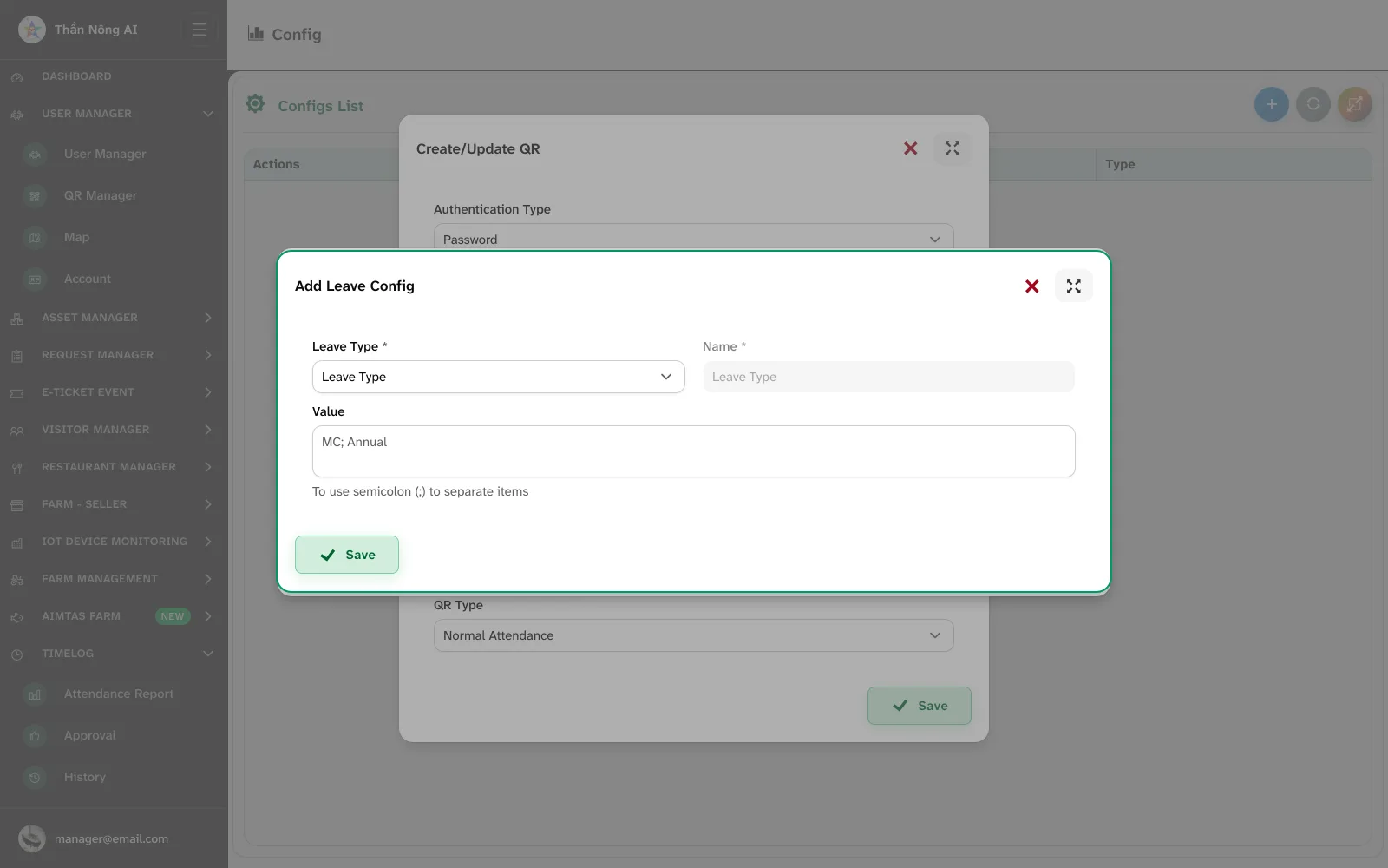 ⚙️ Create the pay config — Payslip › Config