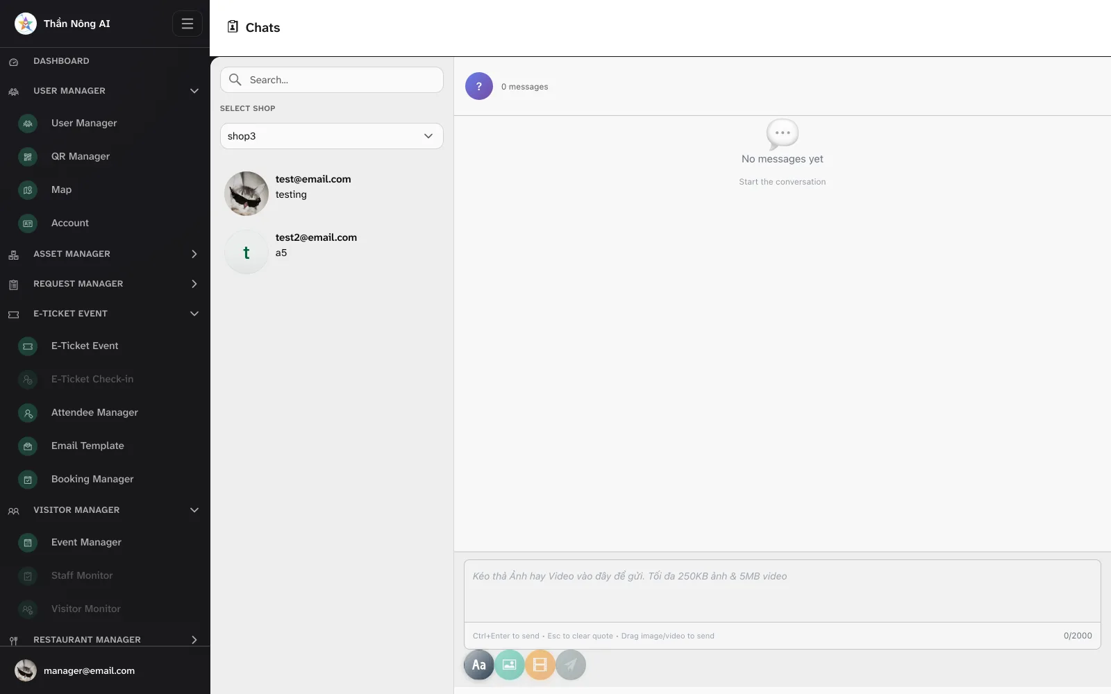 💬 Open the chat screen — Farm - Seller › Chats
