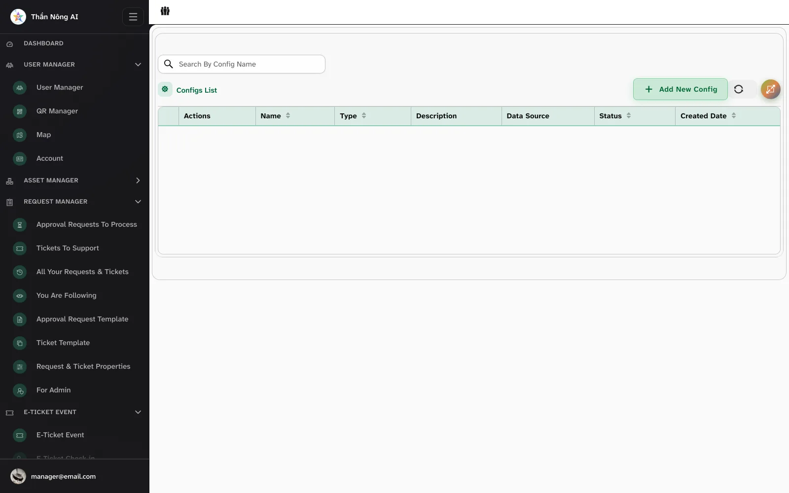 ⚙️ Create the configuration — Farm Management › Configuration