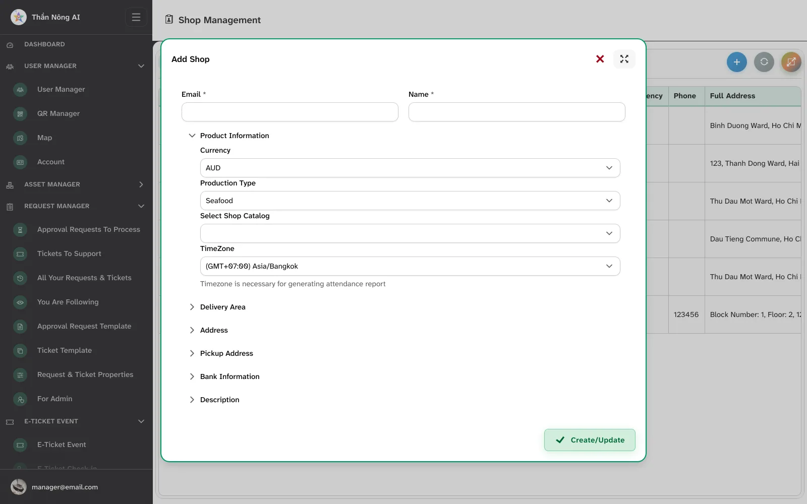 🏪 Create your shop — Farm - Seller › Shop Management