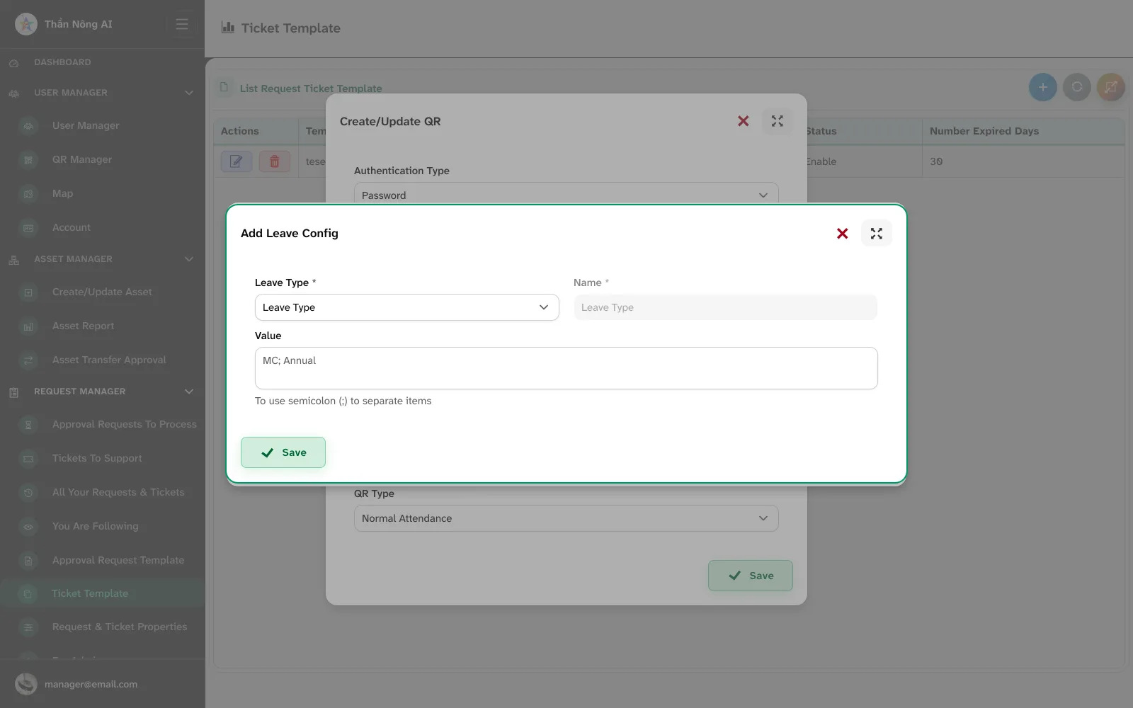 🎫 Build a ticket template — Request Manager › Ticket Template