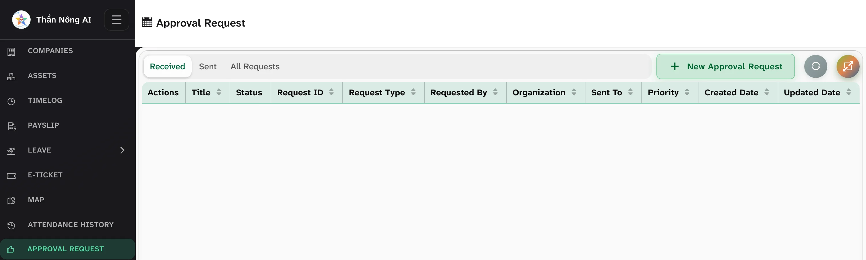 🙋 How employees raise a request — User portal › Approval Request