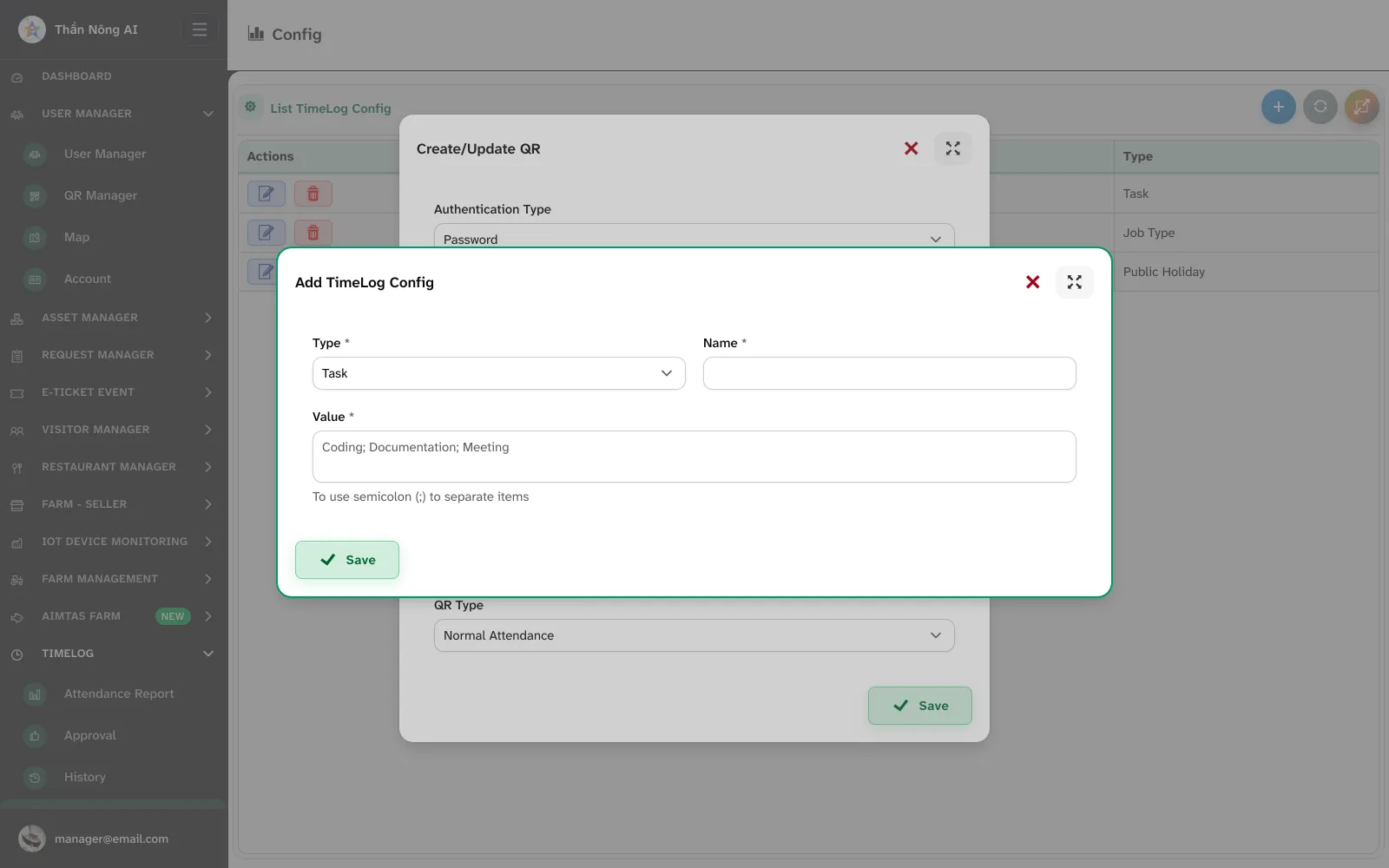 ⚙️ Create a TimeLog config — TimeLog › Config
