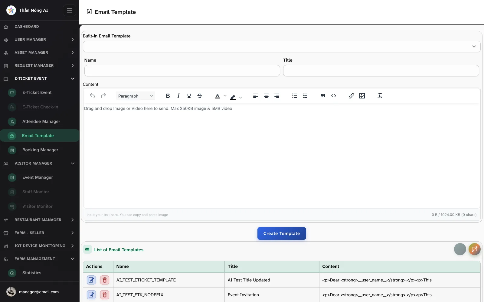 ✉️ Write the email template — E-Ticket Event › Email Template